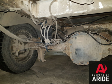 Рис. 2 Наши проекты: Пневмоподвеска на Ford Transit RWD с ГБО - Этапы установки