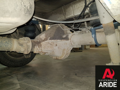 Рис. 1 Наши проекты: Пневмоподвеска на Ford Transit RWD с ГБО - Этапы установки