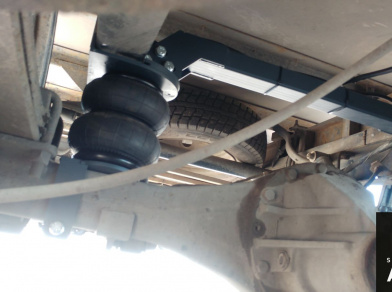 Рис. 5 Наши проекты: Пневмоподвеска на ГАЗ (GAZ) Газель для грузоподъемности - Этапы установки