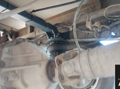 Рис. 4 Наши проекты: Пневмоподвеска на ГАЗ (GAZ) Газель для грузоподъемности - Этапы установки