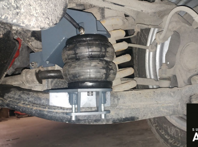 Рис. 5 Наши проекты: Установка пневмоподвески на переднюю и заднюю ось Газель NEXT