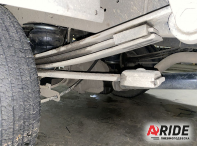 Рис. 3 Наши проекты: Установка пневмоподвески на Газель NEXT Грузовичкоф