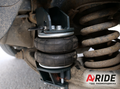 Рис. 4 Наши проекты: Установка пневмоподвески на переднюю и заднюю ось Газель NEXT