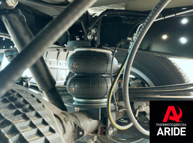 Рис. 7 Наши проекты: Пневмоподвеска и вставки в раму на Газель NEXT