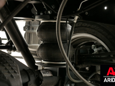 Рис. 5 Наши проекты: Пневмоподвеска на заднюю ось Газель Next