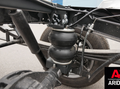 Рис. 3 Наши проекты: Установка задних пневмоподушек с двухконтурной системой на новенькую Gazelle NN