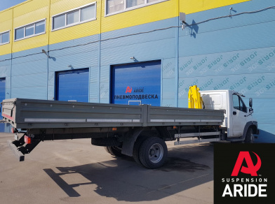 Рис. 10 Наши проекты: Установка пневмоподвески на заднюю ось Газон NEXT