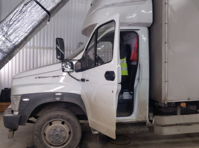 Рис. 1 Наши проекты: Пневмоподвеска на ГАЗ (GAZ) Газон NEXT (Рама Луидор) - Этапы установки