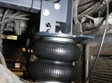 Рис. 8 Наши проекты: Установка пневмоподвески на Газон Next с усиленной рамой Луидор