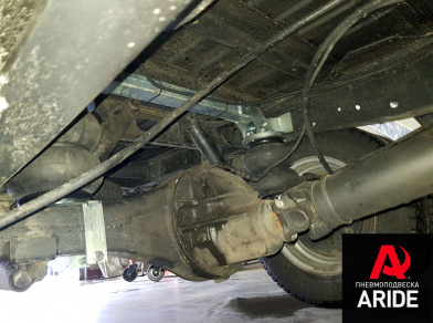 Рис. 18 Наши проекты: Пневмоподвеска на ГАЗ (GAZ) Газель NEXT для грузоподъемности - Этапы установки