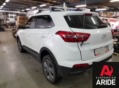 Наши проекты: Установка вставок в пружины Blackstone на Hyundai Creta от компании «ARIDE». Доступные цены, гарантия, для заказа и получения консультации звоните 8 (800) 707-52-13. Рис. 5 Наши проекты: Установка вставок в пружины Blackstone на Hyundai Creta