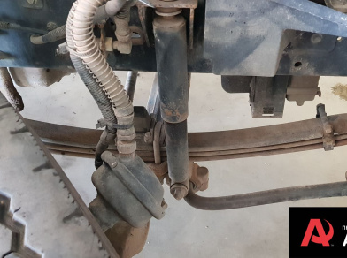 Рис. 5 Наши проекты: Установка передней пневмоподвески на кран-манипулятор Hyundai HD 120