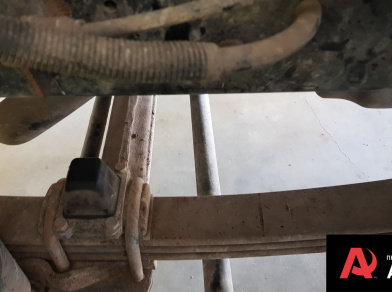 Рис. 4 Наши проекты: Установка передней пневмоподвески на кран-манипулятор Hyundai HD 120