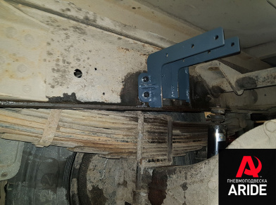 Рис. 3 Наши проекты: Пневмоподвеска на Hyundai HD 78 для комфорта - Этапы установки