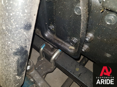 Рис. 4 Наши проекты: Пневмоподвеска на Hyundai HD 78 для грузоподъемности - Этапы установки