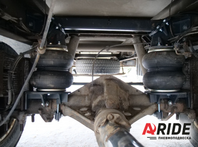 Рис. 3 Наши проекты: Пневмоподвеска на Iveco Daily 70