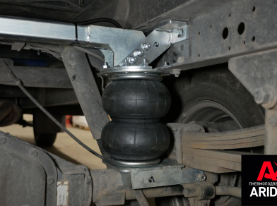 Рис. 2 Наши проекты: Пневмоподвеска на заднюю ось Iveco Daily