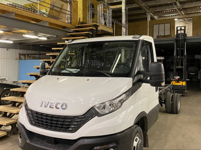 Рис. 1 Наши проекты: Установка пневмоподвески Iveco Daily 35C150