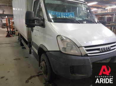 Рис. 5 Наши проекты: Пневмоподвеска на Iveco Daily 65C для грузоподъемности - Этапы установки