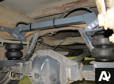 Рис. 7 Наши проекты: Пневмоподвеска на IVECO Daily 35C для грузоподъемности - Этапы установки