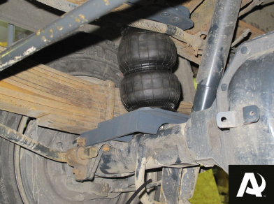 Рис. 4 Наши проекты: Пневмоподвеска на IVECO Daily 35C для грузоподъемности - Этапы установки