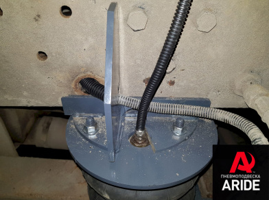 Рис. 10 Наши проекты: Пневмоподвеска на КАМАЗ 4308 - Этапы установки