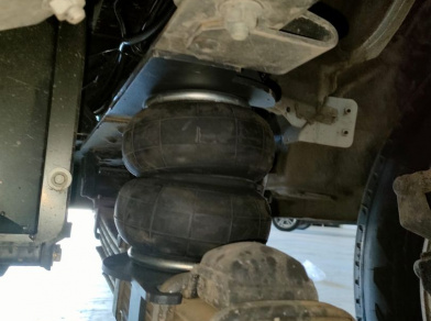 Рис. 4 Наши проекты: Установка вспомогательной пневмоподвески на КАМАЗ Компас 12, КАМАЗ 43082