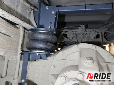 Рис. 3 Наши проекты: Пневмоподвеска на КАМАЗ Компас 12