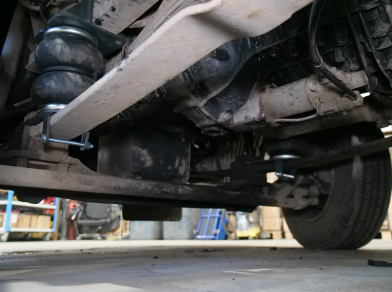 Рис. 6 Наши проекты: Пневмоподвеска на MAN TGL