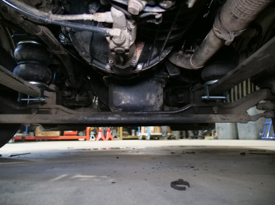 Рис. 5 Наши проекты: Пневмоподвеска на MAN TGL