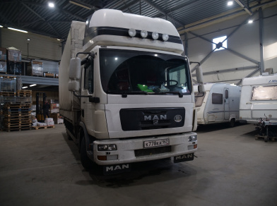 Рис. 1 Наши проекты: Пневмоподвеска на MAN TGL