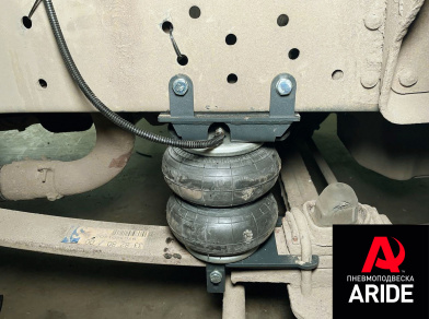 Рис. 6 Наши проекты: Установка вспомогательной пневмоподвески на Mercedes-Benz Atego