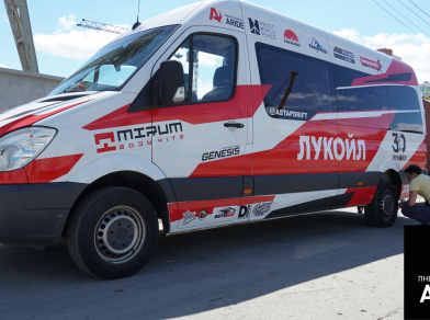 Рис. 1 Наши проекты: Пневмоподвеска на Mercedes Sprinter W906 для Андрея Астапова из Lukoil Racing Team