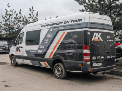 Рис. 2 Наши проекты: Пневмоподвеска на Мерседес Спринтер W906