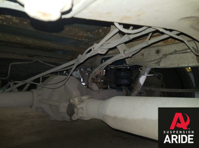 Рис. 13 Наши проекты: Пневмоподвеска на Mercedes Sprinter 3 для грузоподъемности - Этапы установки