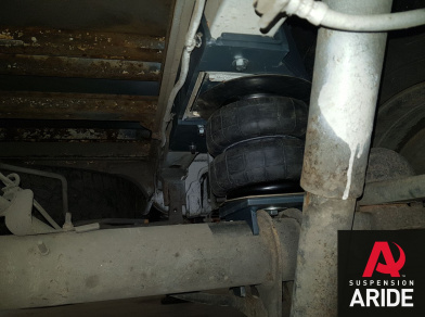 Рис. 12 Наши проекты: Пневмоподвеска на Mercedes Sprinter 3 для грузоподъемности - Этапы установки