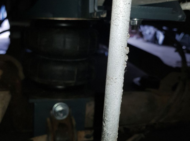 Рис. 8 Наши проекты: Пневмоподвеска на Mercedes Sprinter 3 для грузоподъемности - Этапы установки