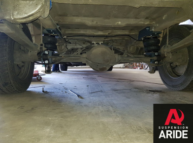 Рис. 2 Наши проекты: Пневмоподвеска на Mercedes Sprinter 3 для комфорта - Этапы установки