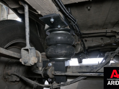 Рис. 5 Наши проекты: Пневмоподвеска на заднюю ось Mercedes Sprinter