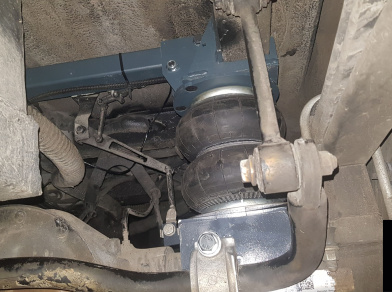 Рис. 7 Наши проекты: Установка задней пневмоподвески на Mercedes-Benz Sprinter в кузове W907