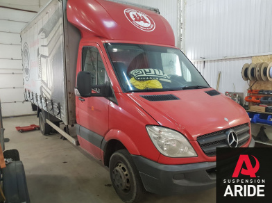 Наши проекты: Пневмоподвеска на Mercedes Sprinter 5 от компании Арайд - Этапы установки от компании «ARIDE». Доступные цены, гарантия, для заказа и получения консультации звоните 8 (800) 707-52-13. Рис. 12 Наши проекты: Пневмоподвеска на Mercedes Sprinter 5 от компании Арайд - Этапы установки