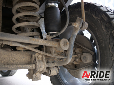 Рис. 4 Наши проекты: Пневмоподвеска на Mercedes-Benz X-класс