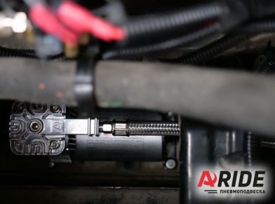 Рис. 5 Наши проекты: Пневмоподвеска на Mercedes-Benz X-класс