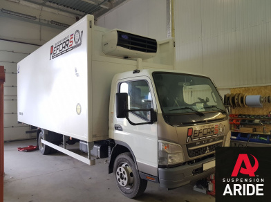 Рис. 13 Наши проекты: Пневмоподвеска на Mitsubishi Canter от производителя - Этапы установки