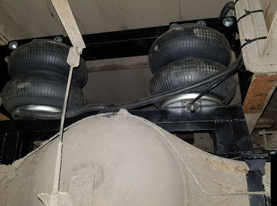 Рис. 5 Наши проекты: Пневмоподвеска на Mitsubishi FUSO Fighter