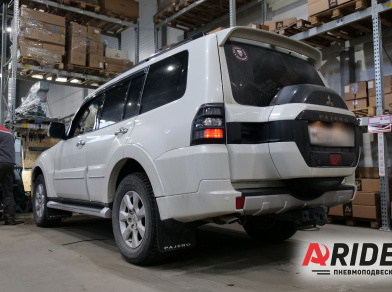 Наши проекты: Пневматический сигнал на Mitsubishi Pajero от компании «ARIDE». Доступные цены, гарантия, для заказа и получения консультации звоните 8 (800) 707-52-13. Рис. 2 Наши проекты: Пневматический сигнал на Mitsubishi Pajero