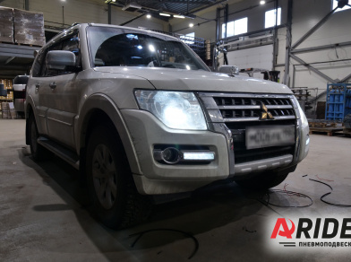 Наши проекты: Пневматический сигнал на Mitsubishi Pajero от компании «ARIDE». Доступные цены, гарантия, для заказа и получения консультации звоните 8 (800) 707-52-13. Рис. 1 Наши проекты: Пневматический сигнал на Mitsubishi Pajero