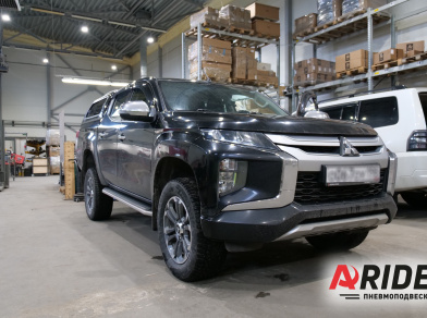 Наши проекты: Пневмоподвеска Mitsubishi L200 от компании «ARIDE». Доступные цены, гарантия, для заказа и получения консультации звоните 8 (800) 707-52-13. Рис. 1 Наши проекты: Пневмоподвеска Mitsubishi L200