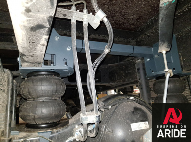 Наши проекты: Пневмоподвеска на Mitsubishi Canter от компании Арайд - Этапы установки от компании «ARIDE». Доступные цены, гарантия, для заказа и получения консультации звоните 8 (800) 707-52-13. Рис. 2 Наши проекты: Пневмоподвеска на Mitsubishi Canter от компании Арайд - Этапы установки