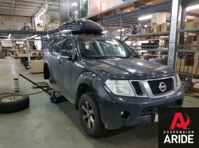 Рис. 11 Наши проекты: установка пневмоэлементов в пружины Nissan Pathfinder 51